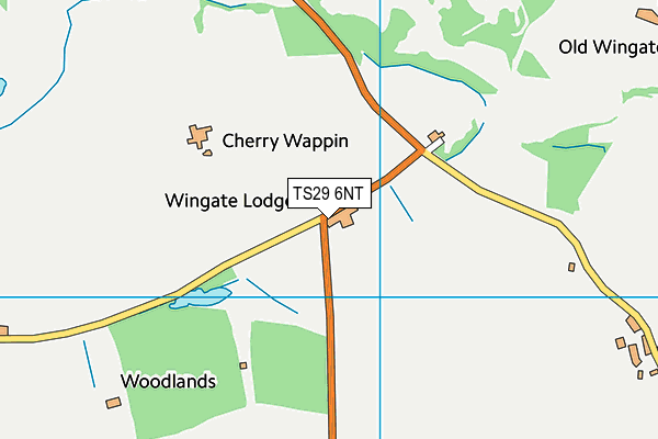 TS29 6NT map - OS VectorMap District (Ordnance Survey)