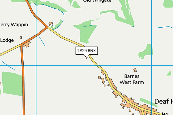TS29 6NX map - OS VectorMap District (Ordnance Survey)