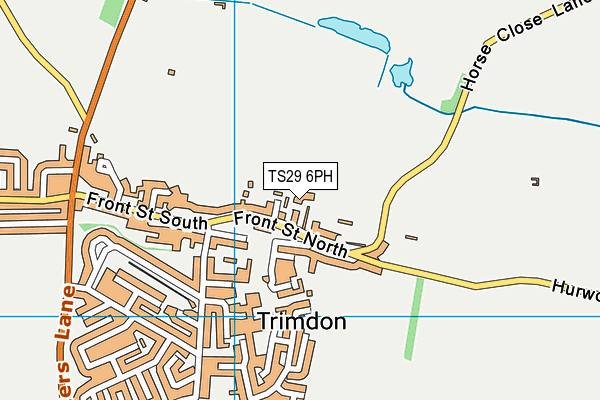 TS29 6PH map - OS VectorMap District (Ordnance Survey)