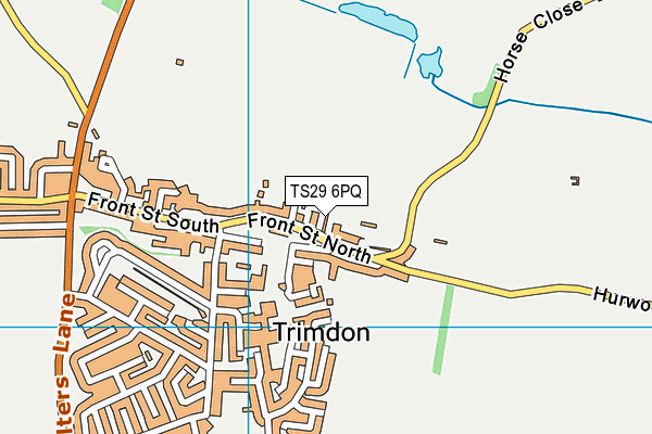 TS29 6PQ map - OS VectorMap District (Ordnance Survey)