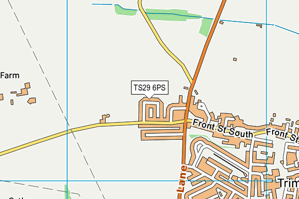 TS29 6PS map - OS VectorMap District (Ordnance Survey)