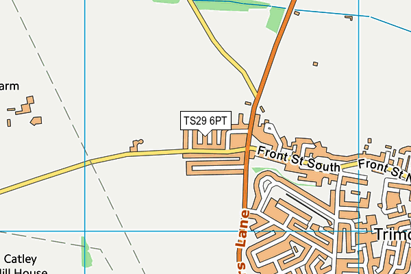 TS29 6PT map - OS VectorMap District (Ordnance Survey)