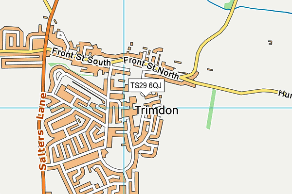 TS29 6QJ map - OS VectorMap District (Ordnance Survey)