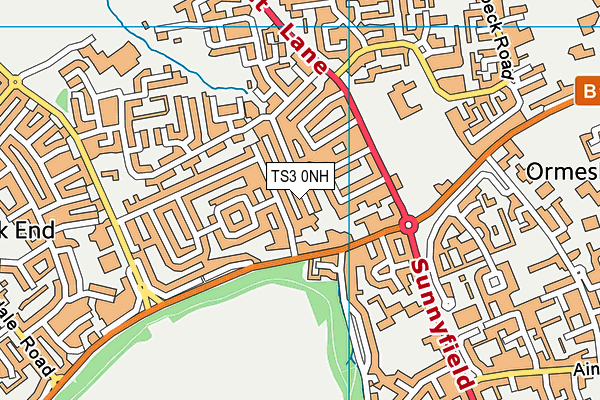 TS3 0NH map - OS VectorMap District (Ordnance Survey)