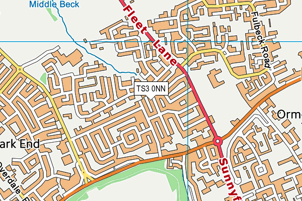 TS3 0NN map - OS VectorMap District (Ordnance Survey)