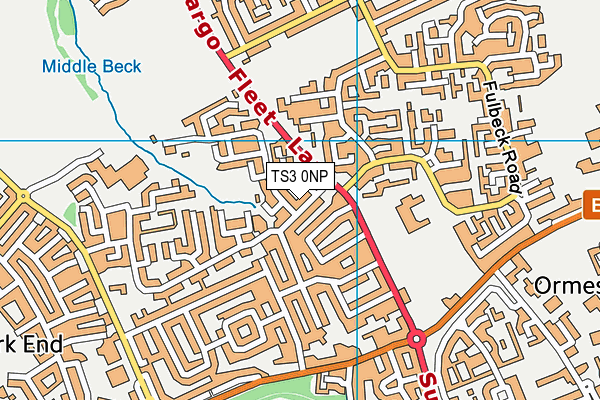 TS3 0NP map - OS VectorMap District (Ordnance Survey)