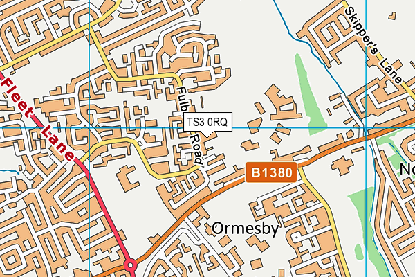 TS3 0RQ map - OS VectorMap District (Ordnance Survey)