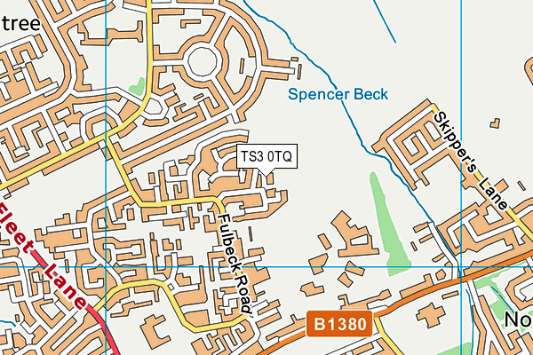 TS3 0TQ map - OS VectorMap District (Ordnance Survey)