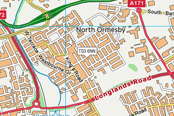 TS3 6NN map - OS VectorMap District (Ordnance Survey)