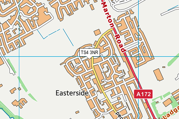 TS4 3NR map - OS VectorMap District (Ordnance Survey)