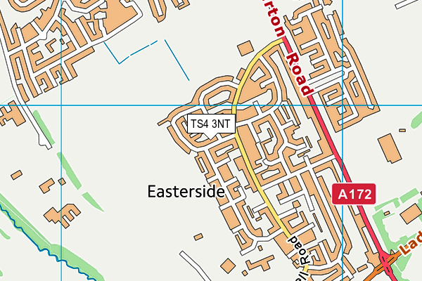 TS4 3NT map - OS VectorMap District (Ordnance Survey)