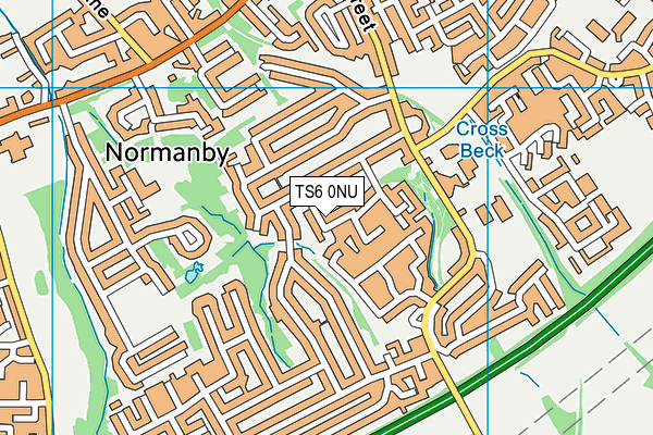 TS6 0NU map - OS VectorMap District (Ordnance Survey)