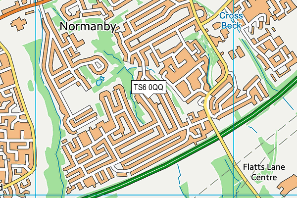 TS6 0QQ map - OS VectorMap District (Ordnance Survey)