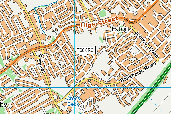 TS6 0RQ map - OS VectorMap District (Ordnance Survey)