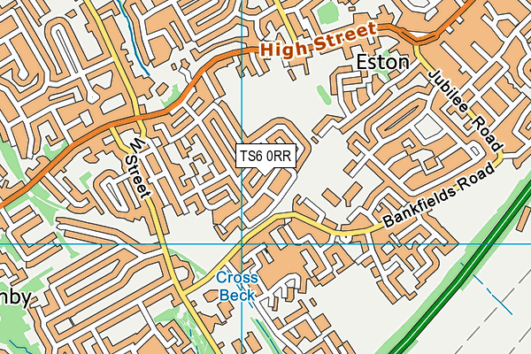 TS6 0RR map - OS VectorMap District (Ordnance Survey)