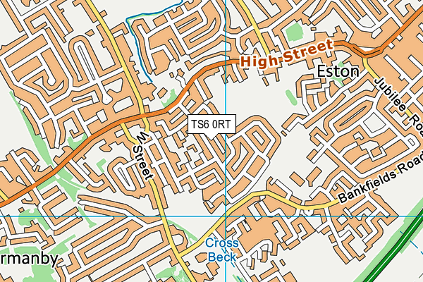 TS6 0RT map - OS VectorMap District (Ordnance Survey)