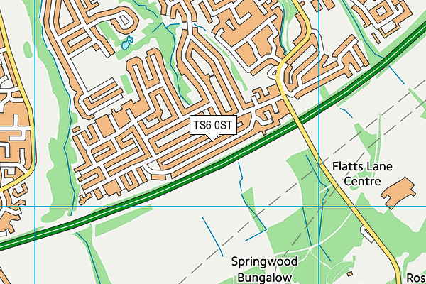 Map of AMY SIMPSON FITNESS LTD at district scale