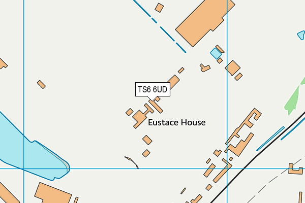 TS6 6UD map - OS VectorMap District (Ordnance Survey)