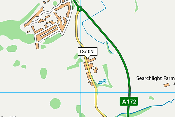 TS7 0NL map - OS VectorMap District (Ordnance Survey)