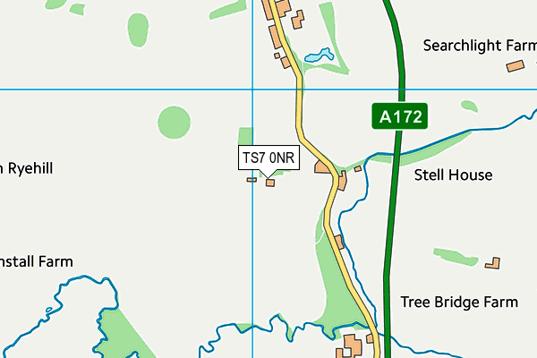 TS7 0NR map - OS VectorMap District (Ordnance Survey)