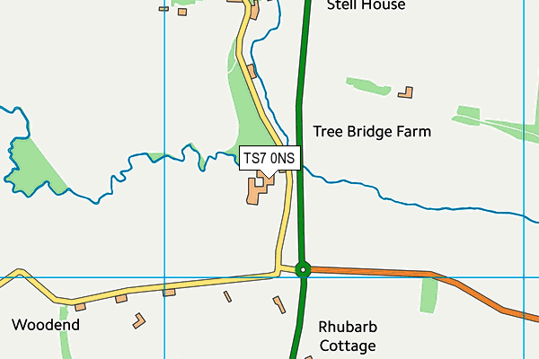 TS7 0NS map - OS VectorMap District (Ordnance Survey)