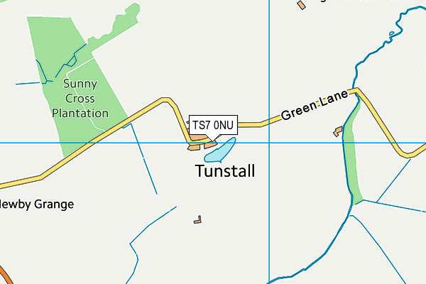 TS7 0NU map - OS VectorMap District (Ordnance Survey)