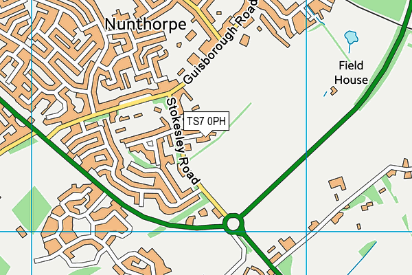 TS7 0PH map - OS VectorMap District (Ordnance Survey)