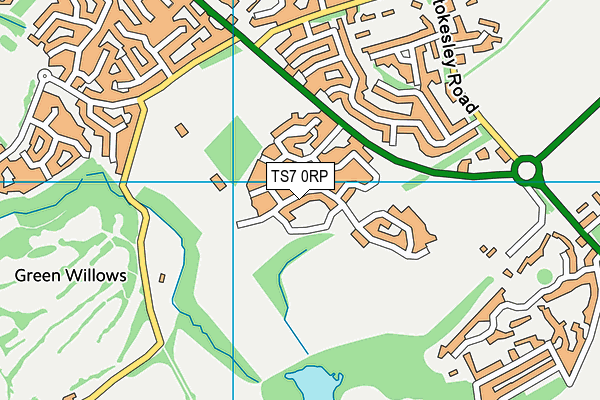 TS7 0RP map - OS VectorMap District (Ordnance Survey)