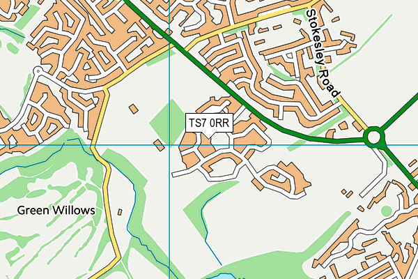 TS7 0RR map - OS VectorMap District (Ordnance Survey)