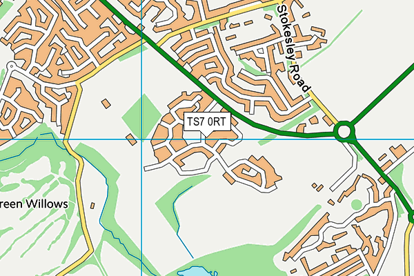 TS7 0RT map - OS VectorMap District (Ordnance Survey)