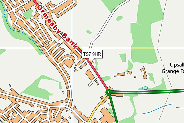 TS7 9HR map - OS VectorMap District (Ordnance Survey)