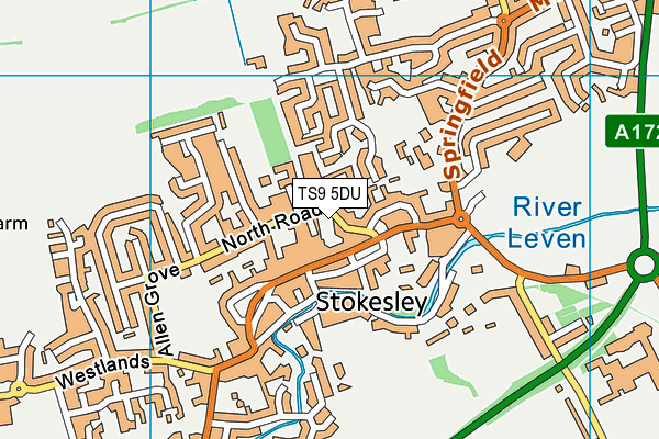 Map of ROSEBERRY NEWHOUSE LTD at district scale