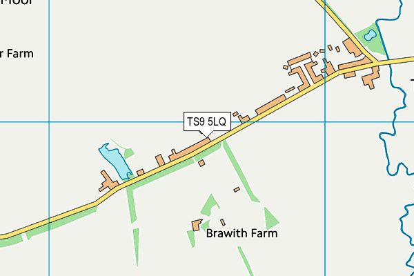 TS9 5LQ map - OS VectorMap District (Ordnance Survey)