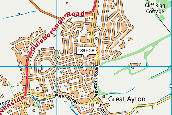 TS9 6GB map - OS VectorMap District (Ordnance Survey)