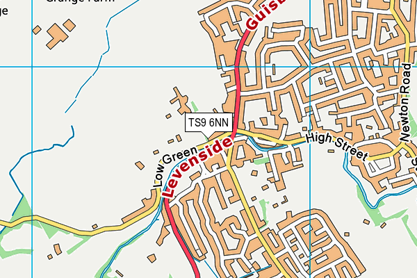 Marwood Church of England Voluntary Controlled Infant School, Great Ayton map (TS9 6NN) - OS VectorMap District (Ordnance Survey)