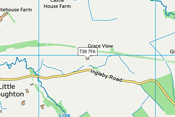 TS9 7FA map - OS VectorMap District (Ordnance Survey)