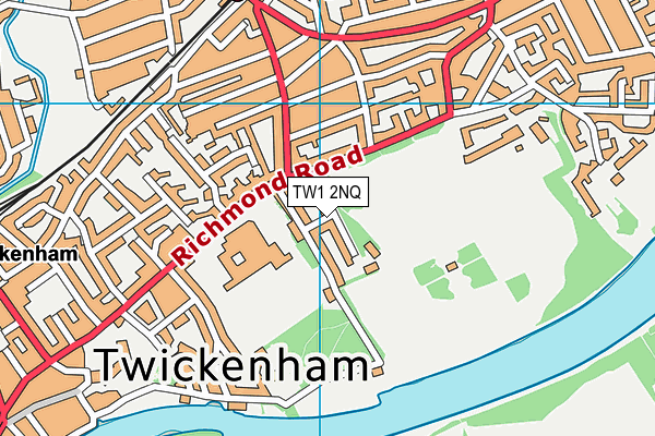 TW1 2NQ map - OS VectorMap District (Ordnance Survey)