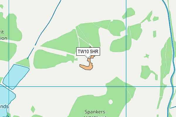 TW10 5HR map - OS VectorMap District (Ordnance Survey)