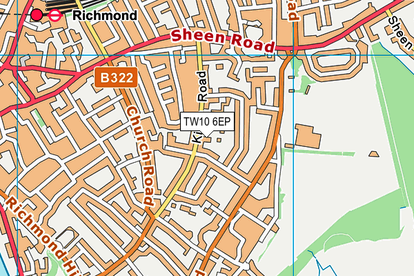 Map of 54 KINGS ROAD RESIDENTS ASSOCIATION LIMITED at district scale