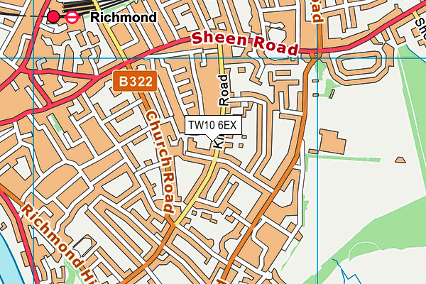 Map of 31 KINGS ROAD (RICHMOND) LIMITED at district scale