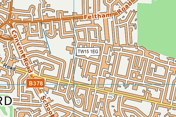 TW15 1EG map - OS VectorMap District (Ordnance Survey)