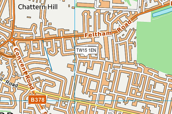 TW15 1EN map - OS VectorMap District (Ordnance Survey)