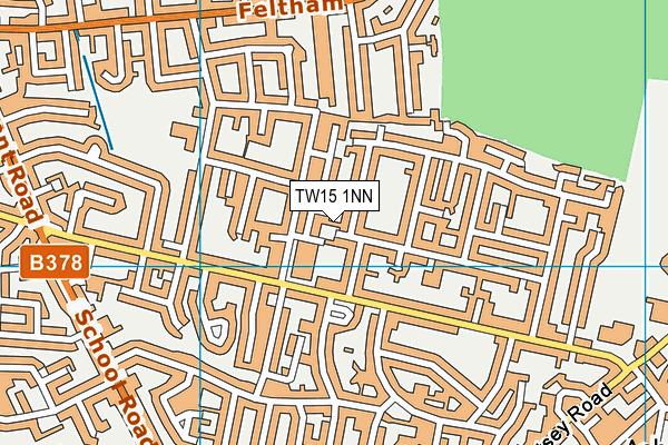 TW15 1NN map - OS VectorMap District (Ordnance Survey)