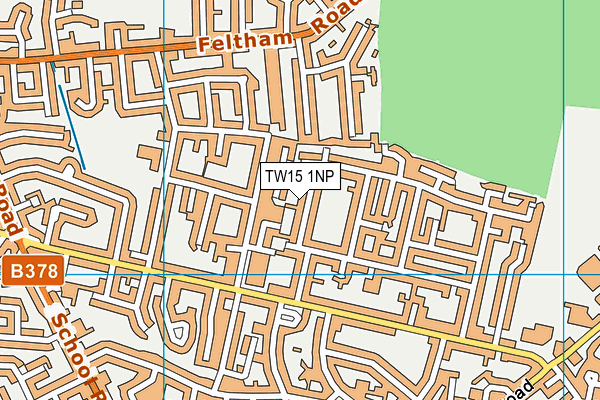 TW15 1NP map - OS VectorMap District (Ordnance Survey)
