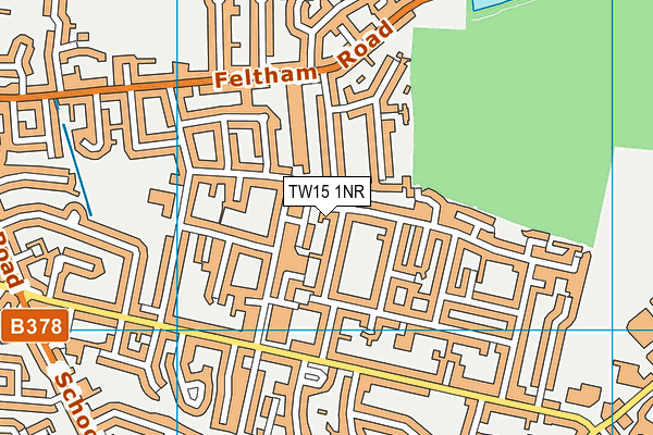 TW15 1NR map - OS VectorMap District (Ordnance Survey)