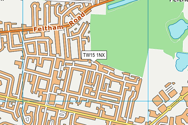 TW15 1NX map - OS VectorMap District (Ordnance Survey)