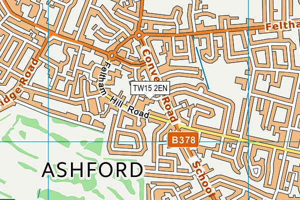 TW15 2EN map - OS VectorMap District (Ordnance Survey)