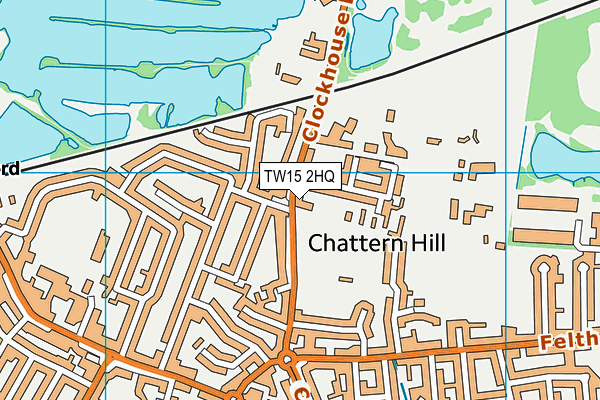 TW15 2HQ map - OS VectorMap District (Ordnance Survey)