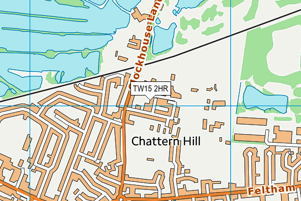 TW15 2HR map - OS VectorMap District (Ordnance Survey)