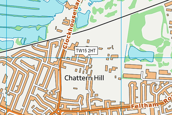 TW15 2HT map - OS VectorMap District (Ordnance Survey)